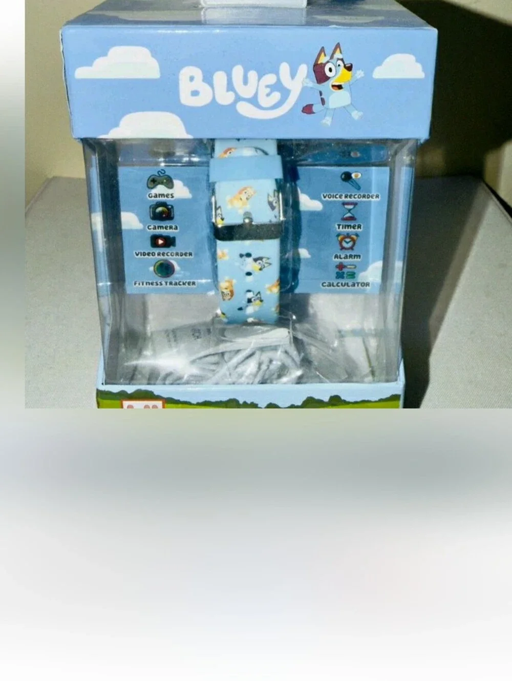 Kids Smart Watch in Light Blue with Character Print